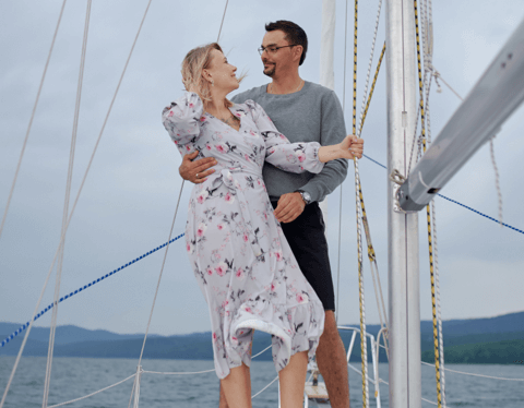 People on Sail boat